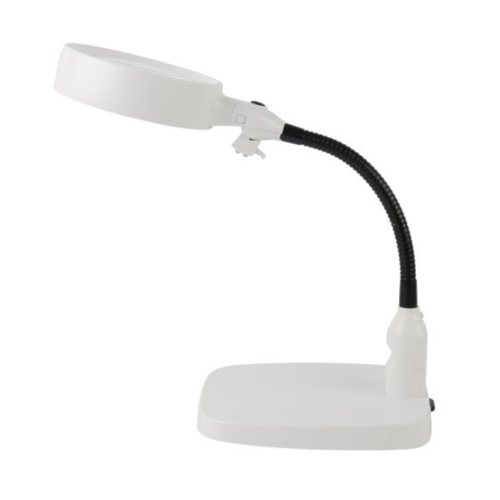 -Masaüstü 10X Led Işıklı Büyüteç Okuma El Sanatları Onarım Büyüteç