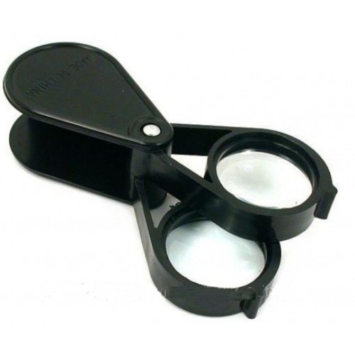 -20x30 2k-30mm Çift Optik Lens Katlanan Cep Büyüteç