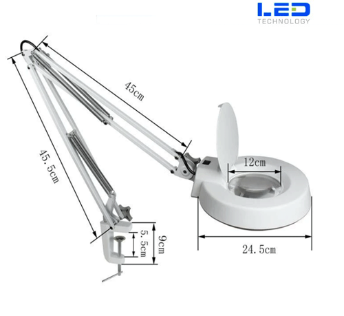 BK500C LED 5X Akrobat Büyüteç