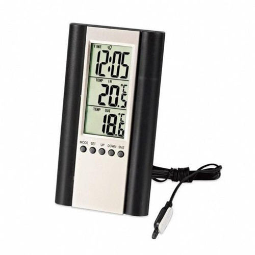 H6308B Termometre Saat Alarm