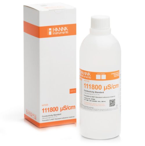 Hanna HI7035L İletkenlik 111800 µS/cm Kalibrasyon Çözeltisi 500mL