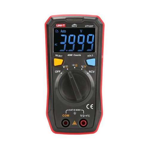 UT 123 Cepte Taşınabilir Dijital Led Ekranlı Multimetre Ölçü Aleti