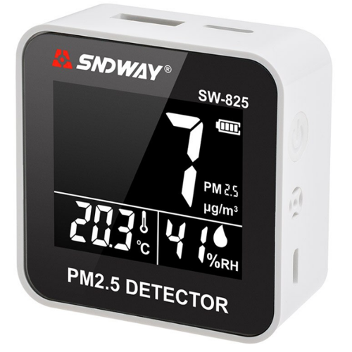 SW 825 PM2.5 Partikül Ölçer | Sıcaklık ve Nem Monitörü