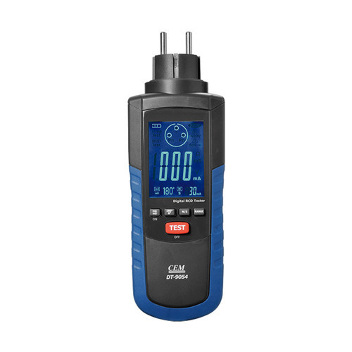 Cem DT-9054 Kaçak Akım Rölesi RCD Test Cihazı