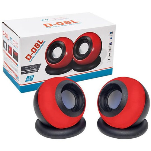 MV-24837 2x3 Watt Aux Multimedia Mini USB Speaker - Hoparlör