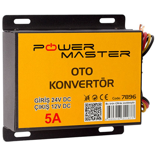 PM-7896 24-12 Volt 5 Amper Oto Konvertör Voltaj Düşürücü