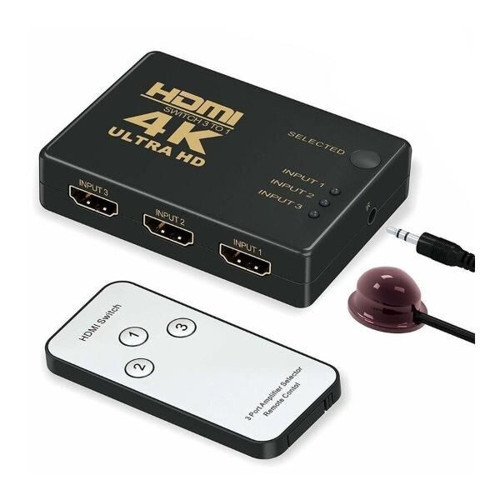 SY 301 3 İN 1 Hdmı Switch 3 Çıkışlı Kumandalı 4K Hdmı Çoklayıcı