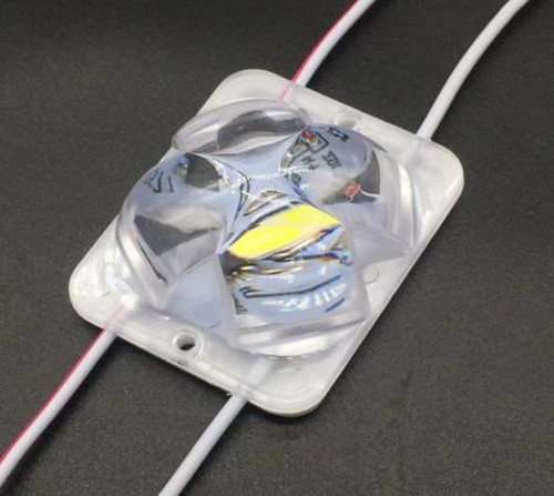 PM14715 12 Volt 2 Watt Sarı Yanıp Sönen Çakar 4333-3030 Modül Led 43x33x28mm(20 ADET)