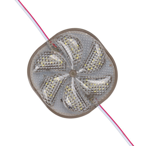 (20 Adet) PM-14704 12 Volt 3 Watt Soğuk Beyaz Sabit 6565-2835 Modül Led 65x65x12mm