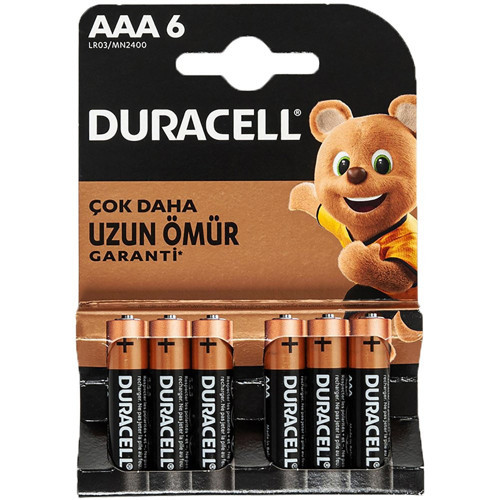 Basic İnce AAA Kalem Pil 6'lı