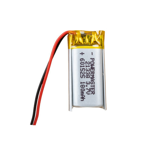 601525 3.7 Volt 180 Mah Lityum Polimer Pil