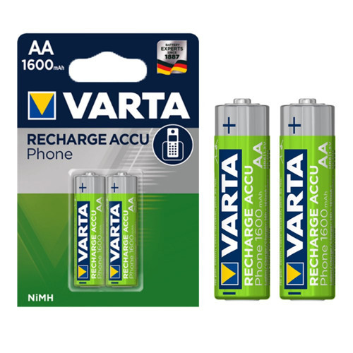 T399 1.2V 1600 mAh Şarjlı AA Kalem Pil (2'li Paket)