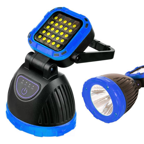 PM-8033B 6 Modlu EL Feneri Ve Işıldak Acil Durum Lambası 25 Cob Ledli Solar Şarjlı