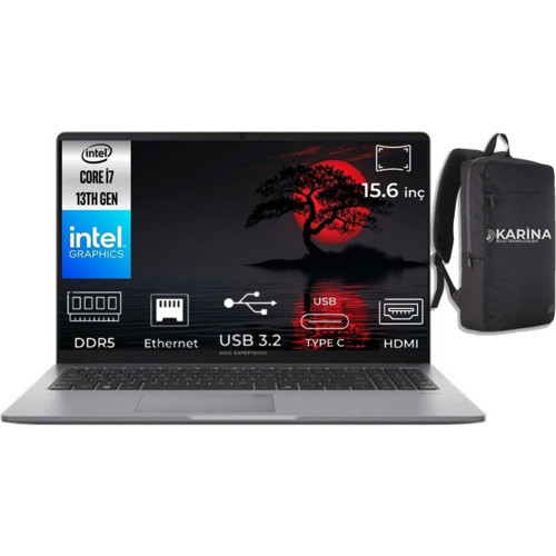 Asus Expertbook P1 I7-13700H P1503CVA-I716512S2D-K19 128GB 2tb UHD Graphics Freedos 15.6" Full Hd Notebook