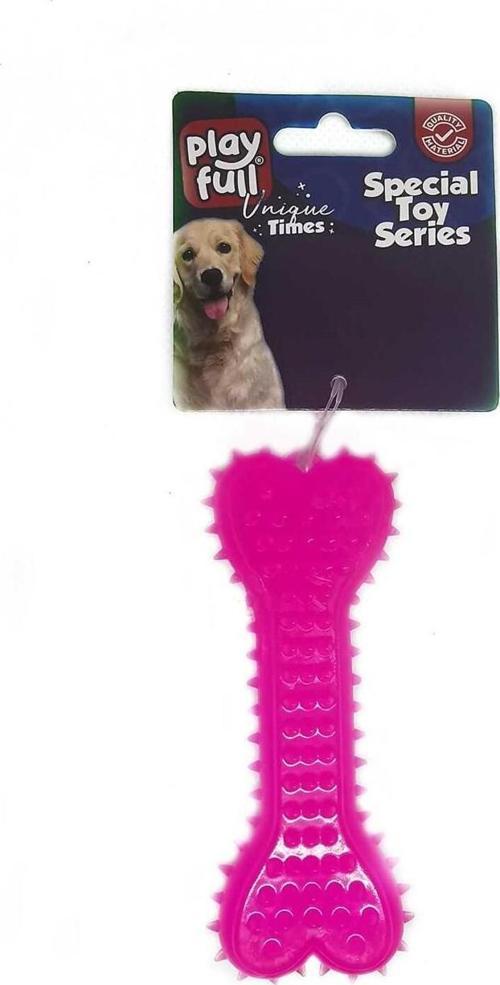 Kemik Şeklinde Köpek Oyuncağı 10.5x4.5 Cm