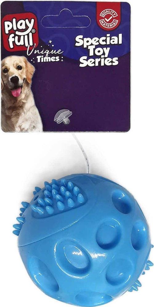 Plastik Renkli Top Köpek Oyuncağı 6 Cm