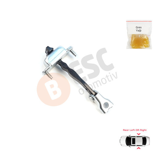 Citroen C3 MK4 e-C3 2024-On Fiat Grande Panda 9846733380 için Arka Kapı Gergisi