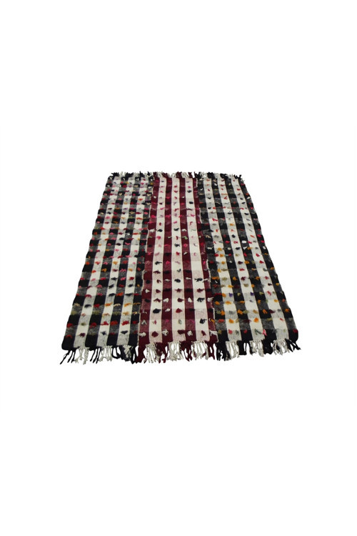 Antika El Dokuma Şaheser Nadide Pamuklu Yörük Tülü Yün Kilim 7102