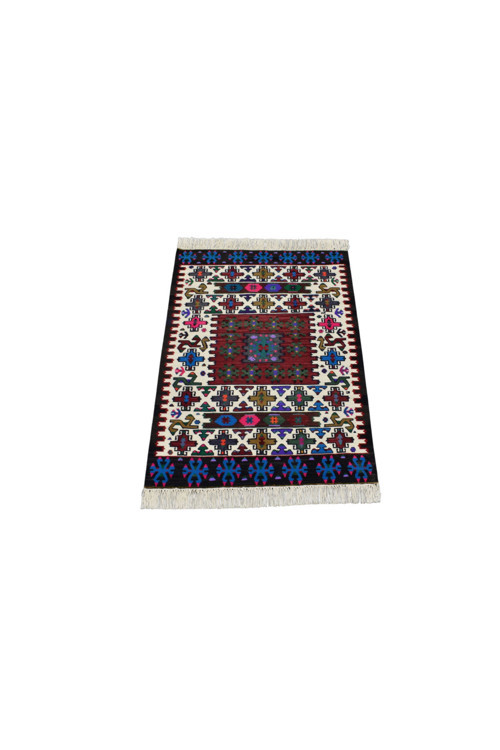 Yeni El Dokuma Nadide Cerit Yörükleri Meşhed İran Yün Kilim 6407