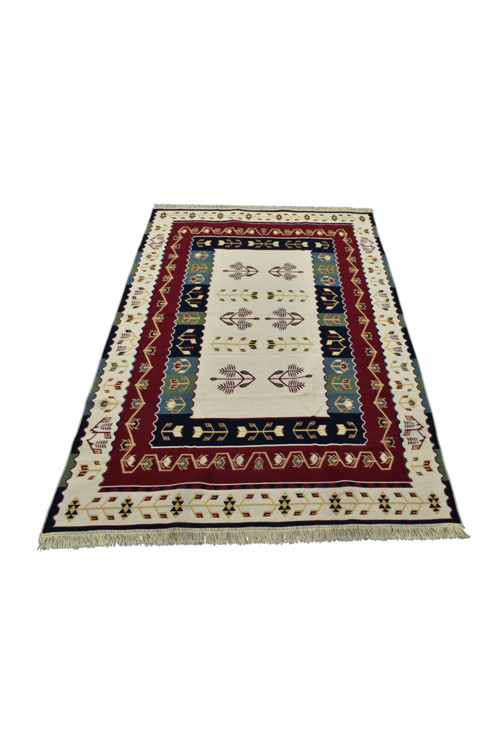 Yeni Çift Yüzlü Tasarım Büyük Makine Kilim 5976