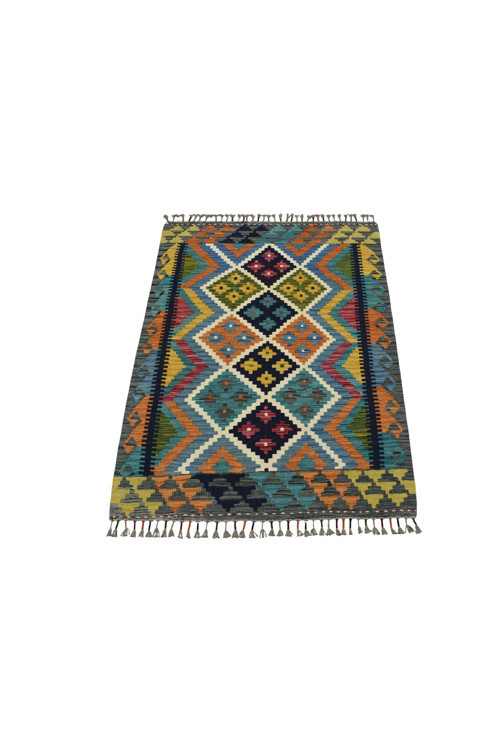 Yeni El Dokuma Benzersiz Cerit Yörükleri Meşhed İran Yün Kilim 7150