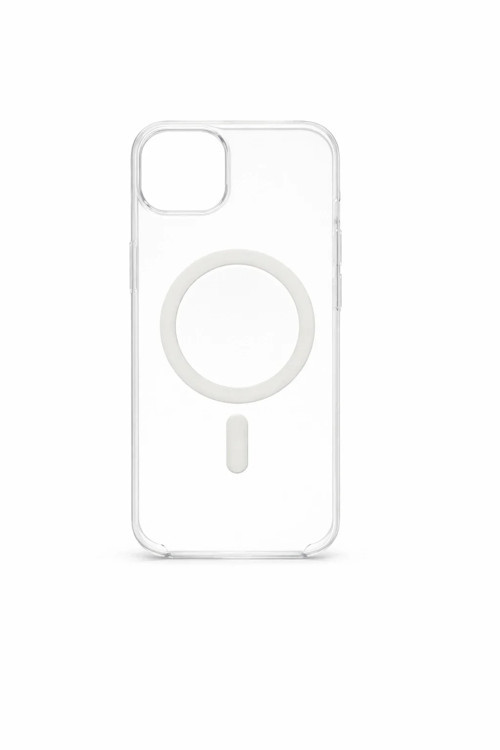 İphone 15 Pro Max ile Uyumlu Magsafe Özellikli Kristal Netlik Sararmaz PC Clear Case