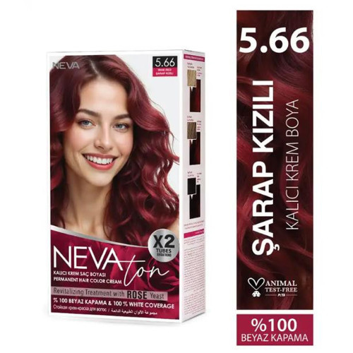 2 Li Saç Boyası 5.66 Şarap Kızılı