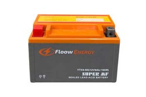 Floow Energy 12v 9ah Ytx9-bs Yatay Bakımsız Motosiklet Aküsü 2026 Üretim