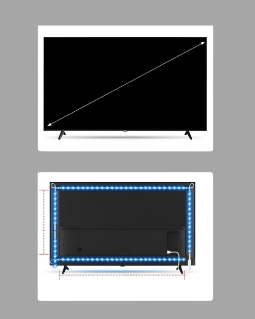 tekno Uzaktan Kumandalı LED TV Arka Işık Şeridi Yeni Nesil 2026