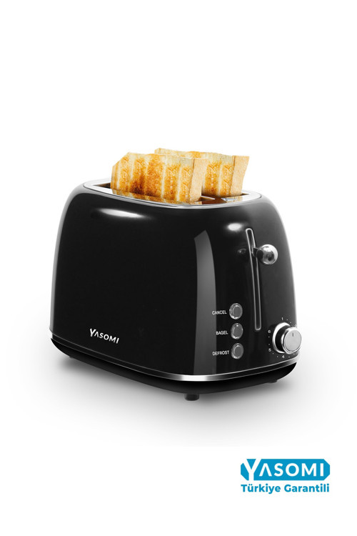 St028 Siyah Ekmek Kızartma Makinesi 825W ( Türkiye Garantili )