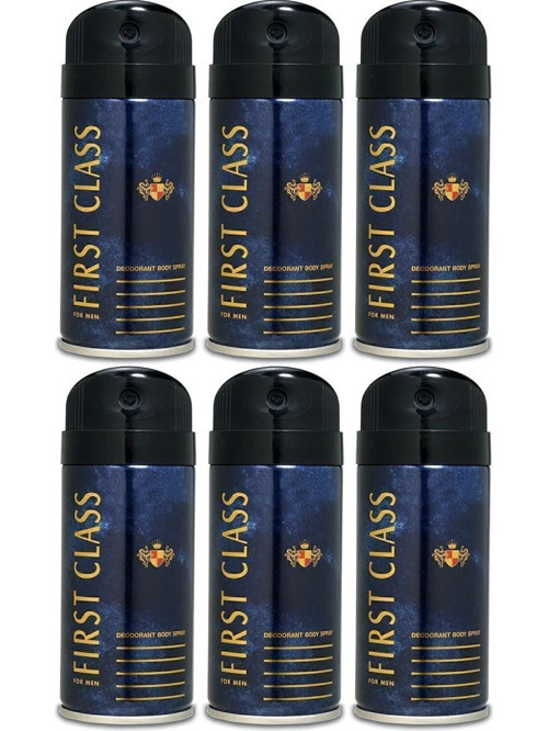 6 Adet X First Class Deodorant Spray 150 Ml