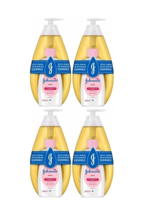 Johnsons Baby Şampuan 750ml+yağ 200 ml 4 Lü Set