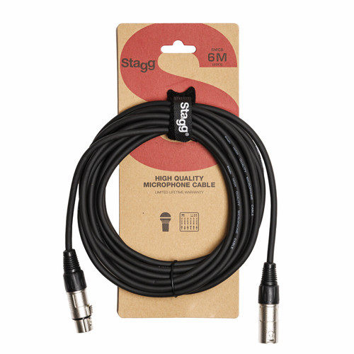 SMC6 6 METRE MİKROFON KABLOSU (XLR DİŞİ - XLR ERKEK)