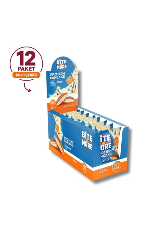 Vanilyalı Protein Pankek (50g x12 Adet)