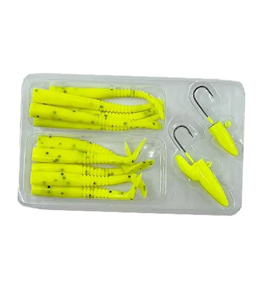 Lrf Micro Sandeel Kit 12 Adet(1+1.5+5) LRF Yemi Yellow