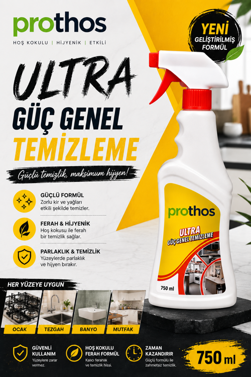 ULTRA GÜÇ GENEL TEMİZLEME 500 ML