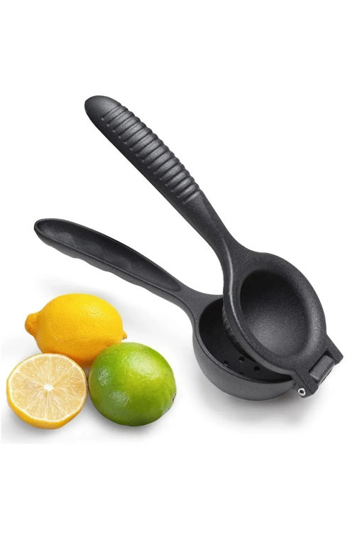 Siyah Lüks Döküm Limon&Portakal Narenciye Sıkacağı - Pratik Ve Dayanıklı Gövde