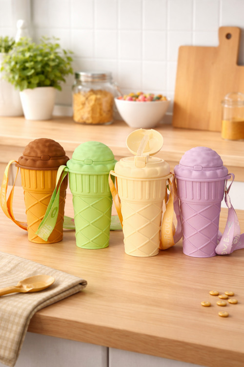 Dondurma Şeklinde Su Matarası – 500 Ml