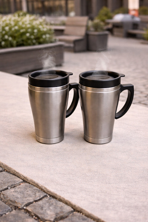 Kapaklı Mug Kupa Seyahat Kupası Sıcak Ve Soğuk İçecekler İçin Pratik Kupa Bardak