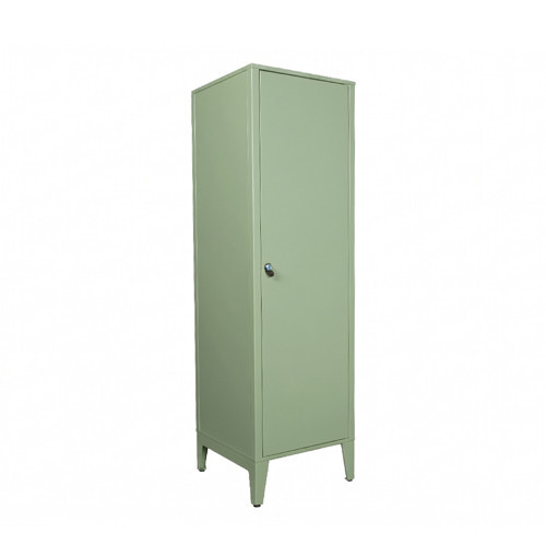 Ziglat Serisi Kilitli Metal Home Office Dolabı Metal Kapaklı Yeşil 450x1500x450 mm