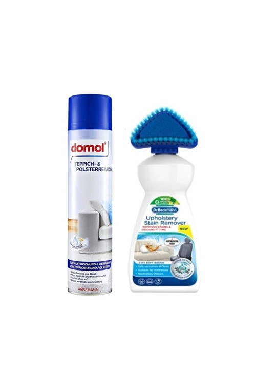 Halı Ve Döşeme Temizleyici Köpük 600 Ml + Dr.Beckmann Döşemelik Kumaş Leke Çıkarıcı 400 Ml