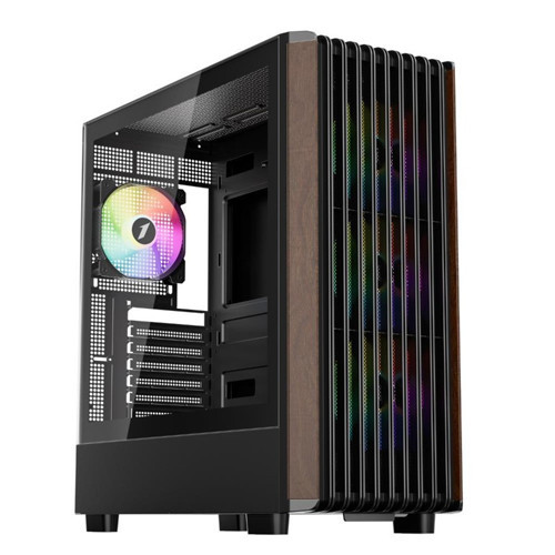 WD5 SİYAH 750W 80+ SILVER ATX 3.1 ARGB 4X12CM FAN TEMPERLİ CAM USB 3.0 ATX KASA