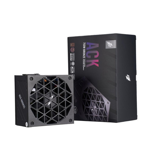 ACK 750W 80+ BRONZE AKTİF PFC 14CM FAN 5 YIL GARANTİLİ SİYAH GÜÇ KAYNAĞI