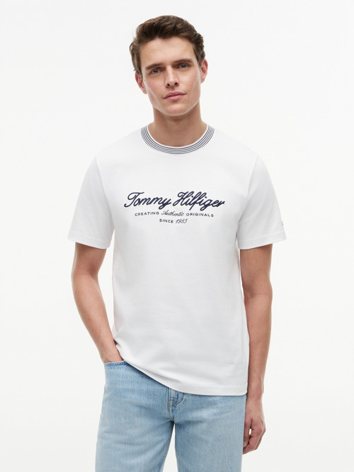 NAUTICAL TIPPED COLLAR REG TEE