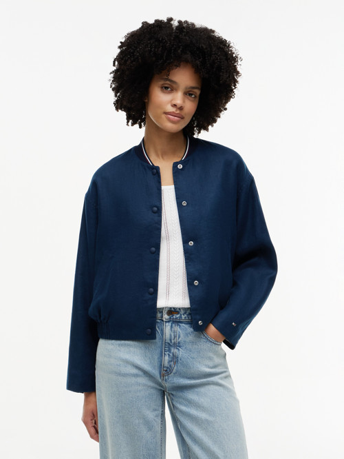 RWB LINEN BOMBER