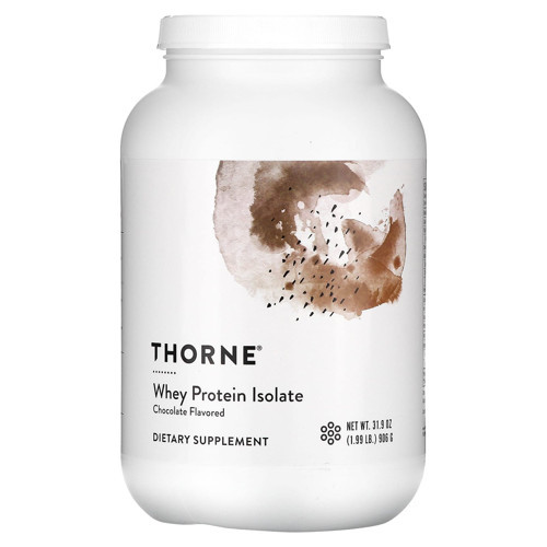 Thorne Peynir Altı Suyu Protein İzolatı Çikolatalı 906 g (1,99 lb)-Shaker Hediye
