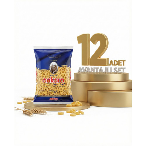 Ankara Yüksük Makarna 12x500 Gr