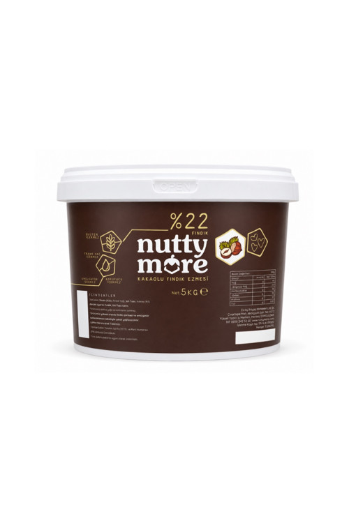 Nuttymore Kakaolu Fındık Ezmesi 5 kg