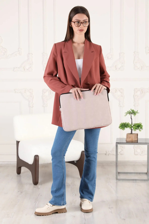 11.5-12.4 Inç Uyumlu Apple-Lenovo-Samsung-Huawei-Xiaomi Tablet Kılıfı Çantası 32X23Cm