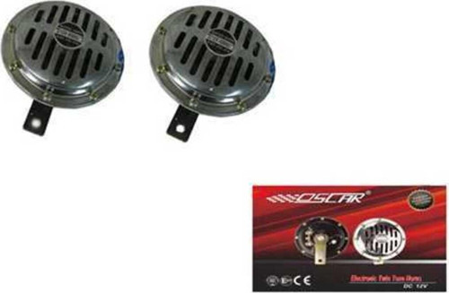 Süpertone Çiftli Korna 12Volt Hella Tip Krom